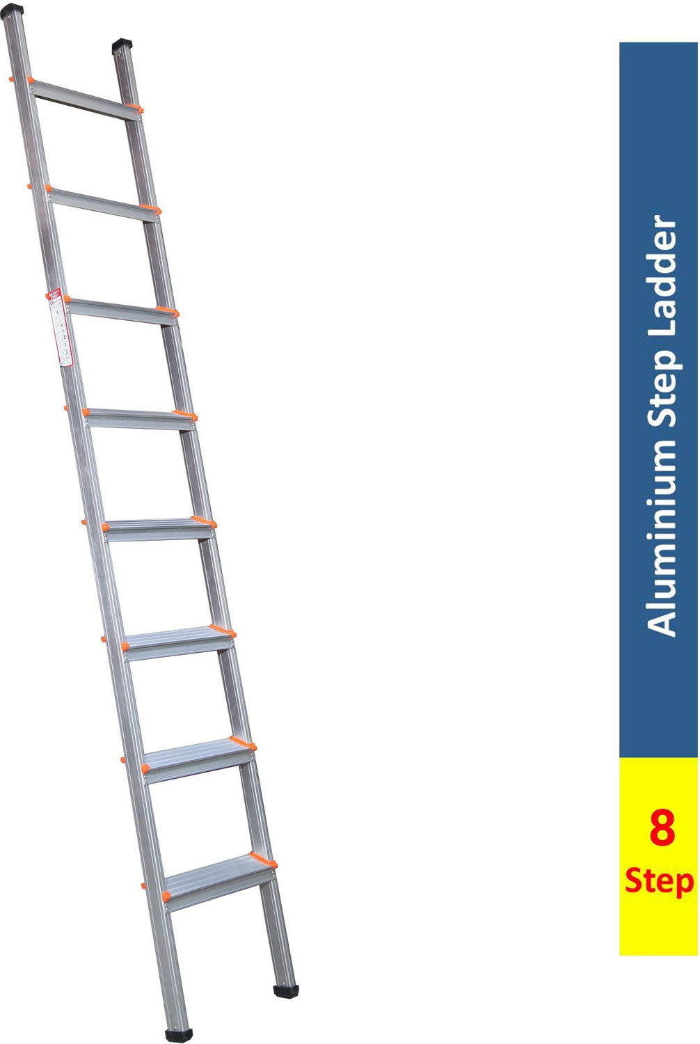 Image of Plantex Ladder for Home (2.6 m /8.5 Feet) Stainless Steel Telescopic Ladder (EN131) Steel Ladder