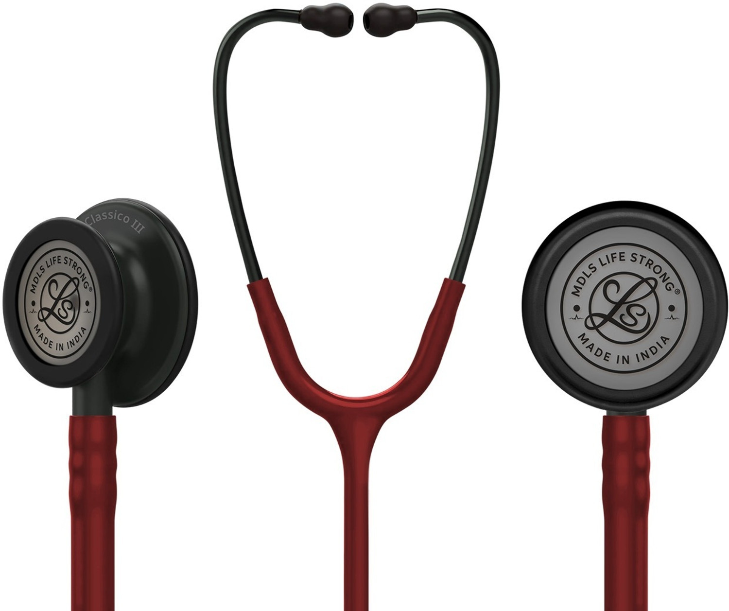Image of 3M Littmann Classic III Monitoring Stethoscope, Black Edition Classic III 5803 Stethoscope (Black)