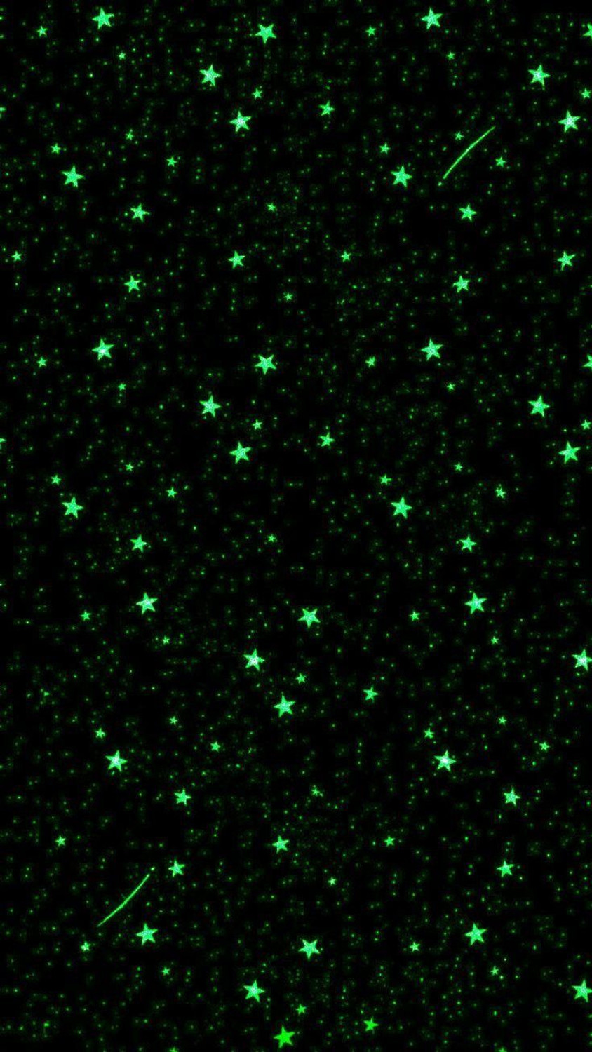 Image of jayp enterprises 30 cm Galaxy of Stars with Decorative Moon Radium Night Glow wall stickers kids Gift Glow in the Dark Sticker (Pack of 400)