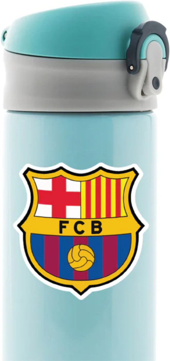 Image of ESTLIO 6 inch FCB Football Team Mini Logo Stickers Removable Sticker (Pack of 3)
