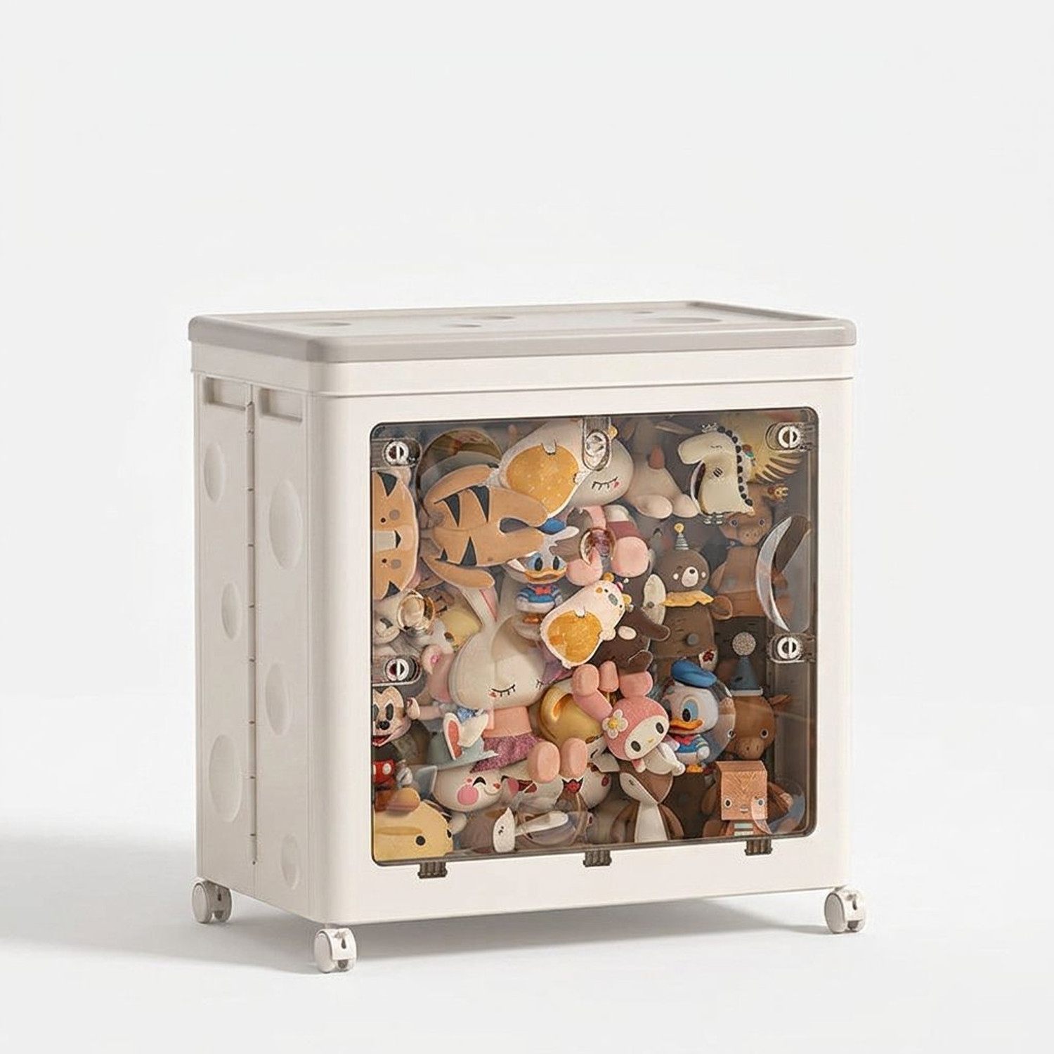 Image of MAXTID multi layer Storage Cabinet for Neat Arrangement Storage Box (Pink)