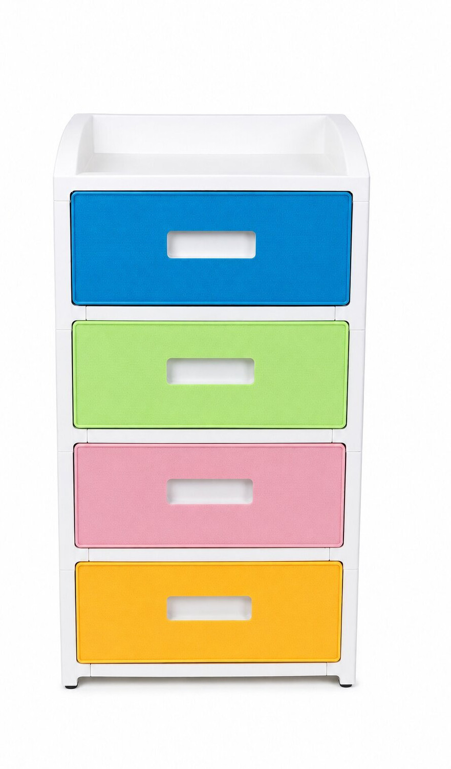 Image of TEX-RO Chest of Drawers : Versatile Drawer Storage Organizer & Organizers 3 layer Plastic Free Standing Chest of Drawers (Finish Color - White, Door Type- Folding, DIY(Do-It-Yourself))