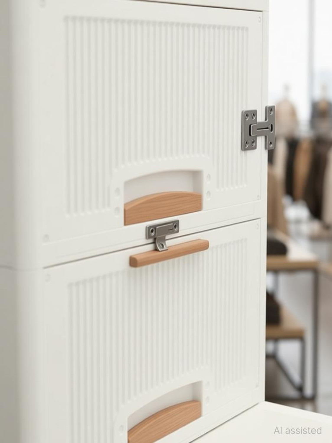 Image of MAXTID Shelf Organizers (White, Plastic)