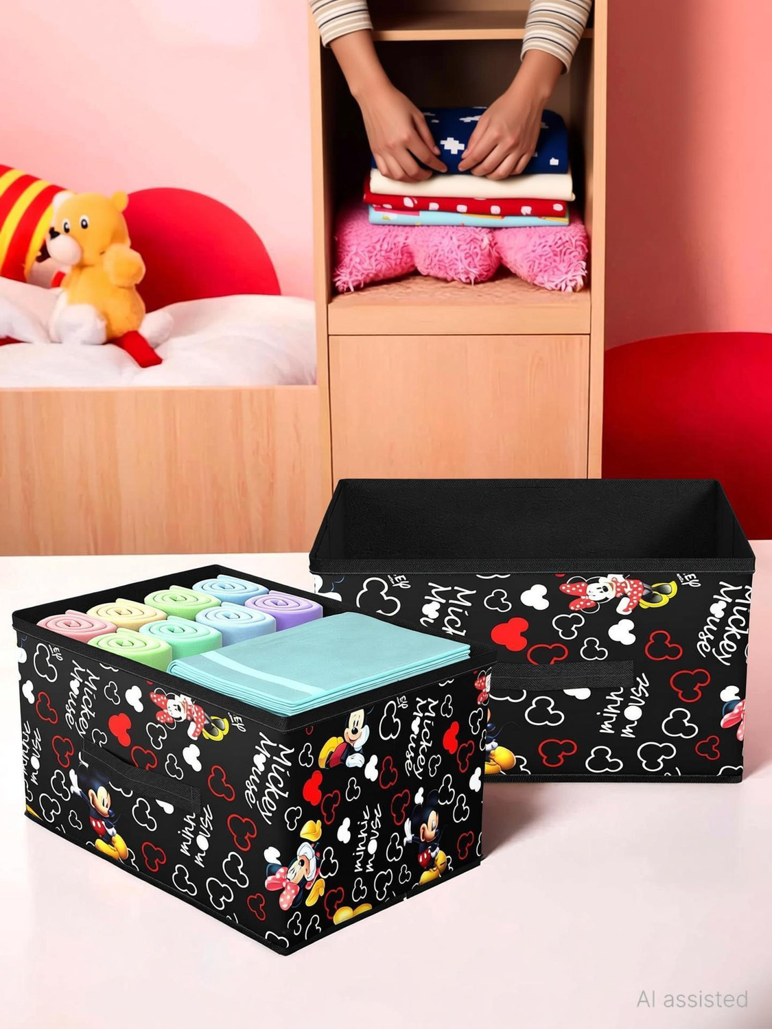 Image of MAXTID Shelf Organizers (Pink, Plastic)