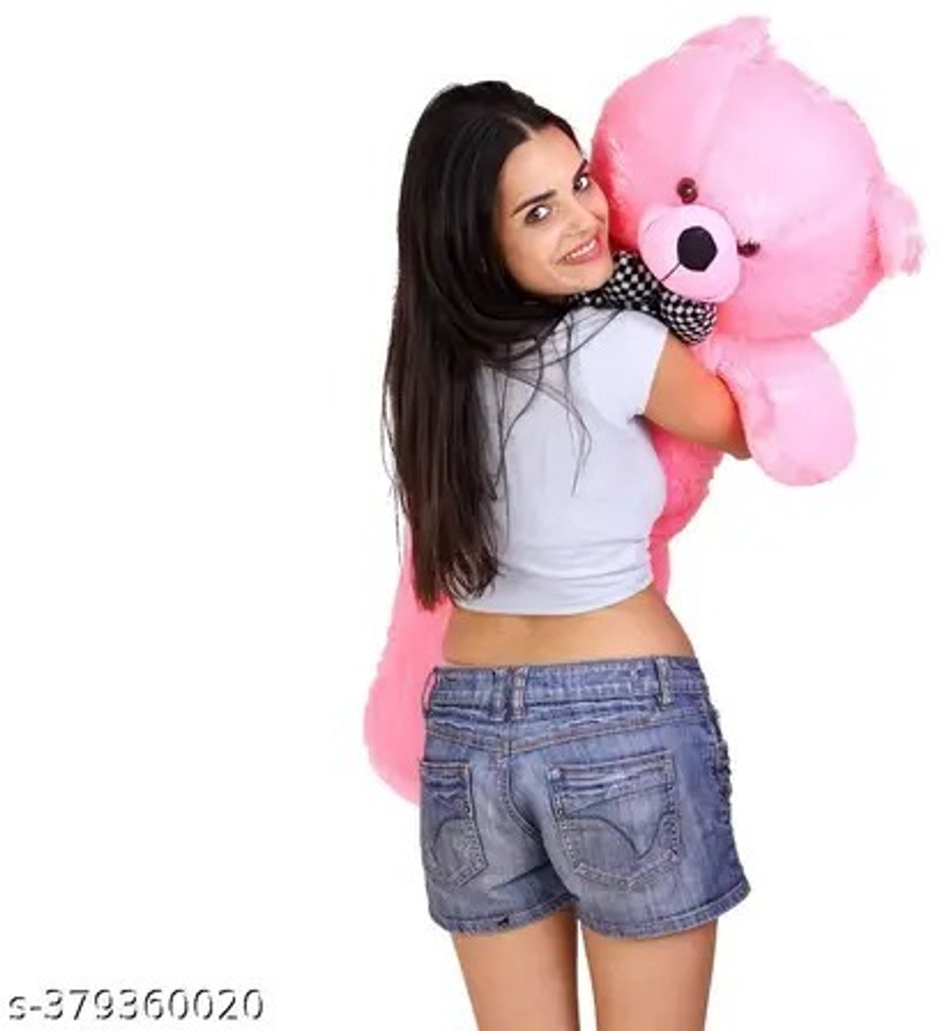 Image of emutz Teddy Bear for Size 3 Foot Girls and kids for Birthday, Soft Teddy for Gifts - 91 cm (Pink)