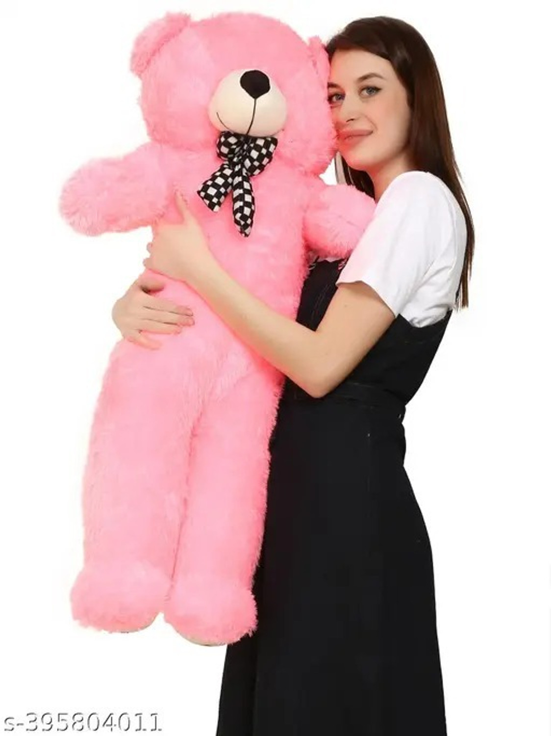 Image of emutz Teddy Bear for Size 3 Foot Girls and kids for Birthday, Soft Teddy for Gifts - 91 cm (Pink)
