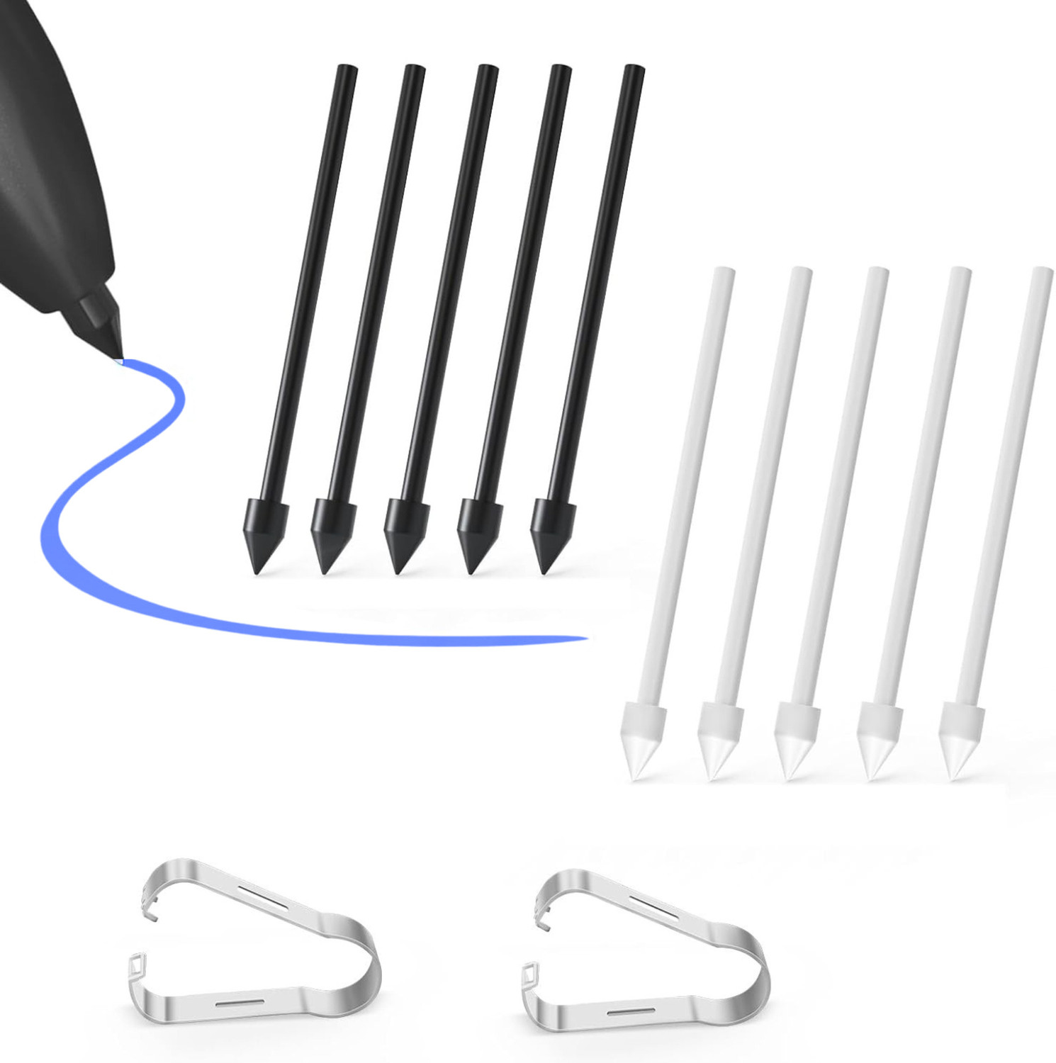 Image of Tizum Upgraded Stylus Pen, Ultra High Precision, Palm Rejection & Tilt Sensitivity Stylus (White)