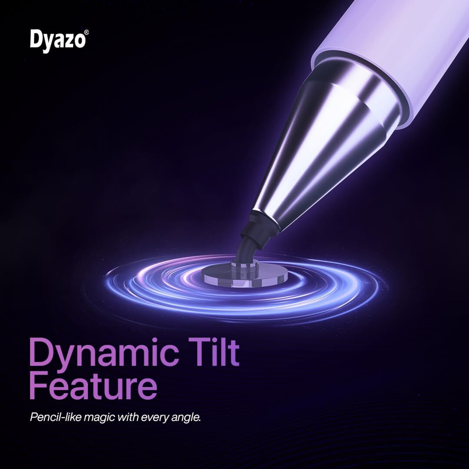 Image of Dyazo Plus Universal High Capacitive Stylus Pen for Touch Screen Device with Finepoint Disc Stylus (White)