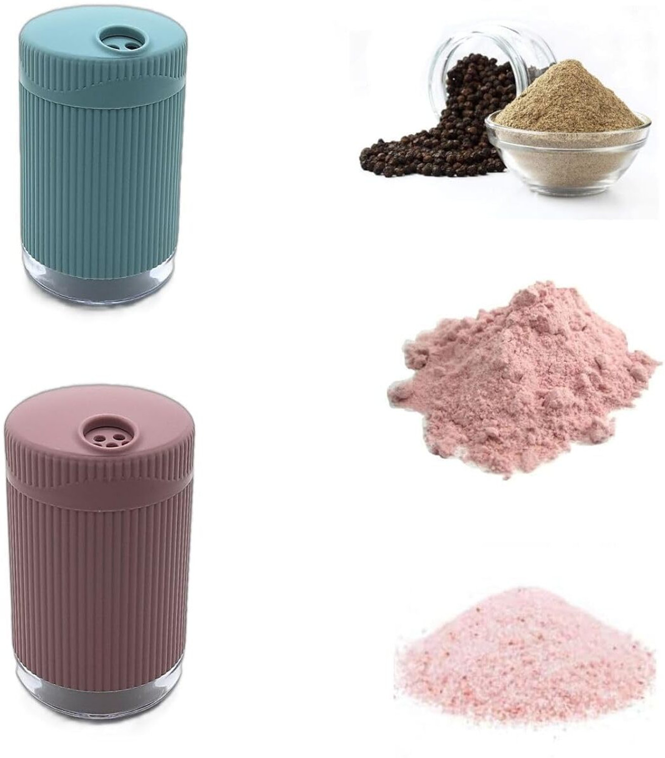 WHALECRAFT Salt & Pepper Shaker Set, Pack of 2 · 100 g (200 g total) - Image 1