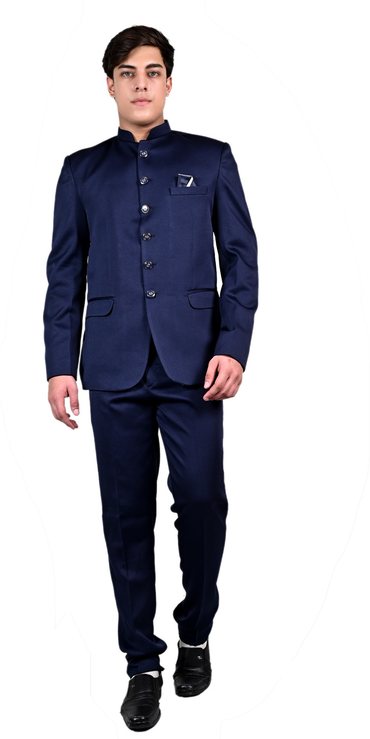 Image of PETER ENGLAND Men Single Breasted - 2 button Solid Suit