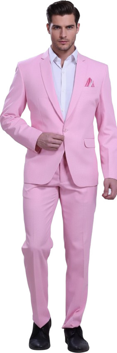 Image of PETER ENGLAND Men Single Breasted - 2 button Solid Suit