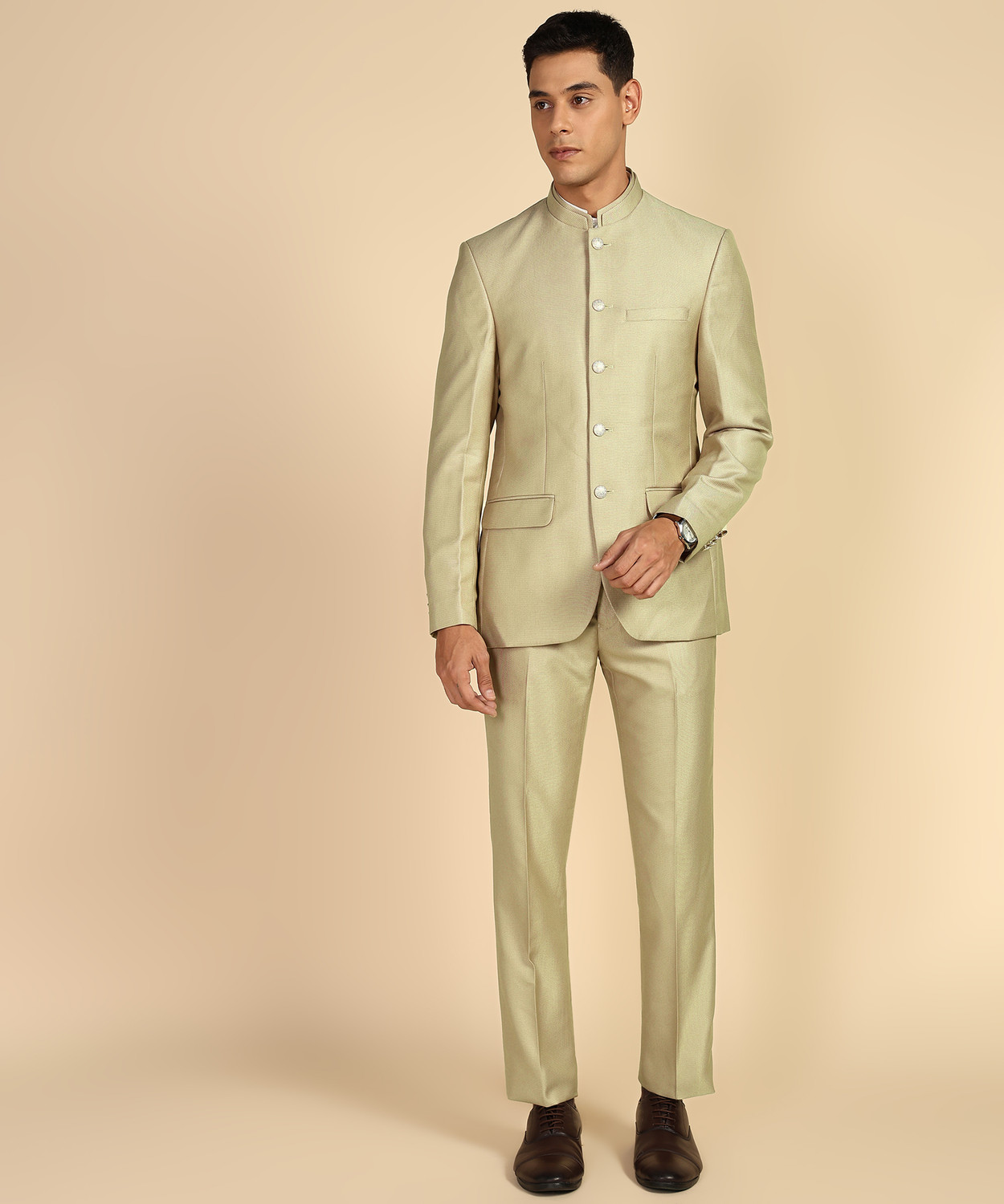 Image of ARROW Men 3-piece Self Design Suit