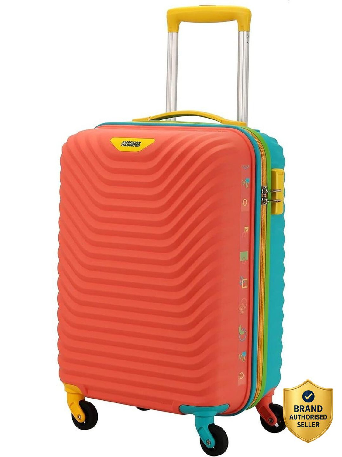 Image of AMERICAN TOURISTER Small Check-in Suitcase (33 inch) 4 Wheels - ROCKLITE 79CM RED - Red