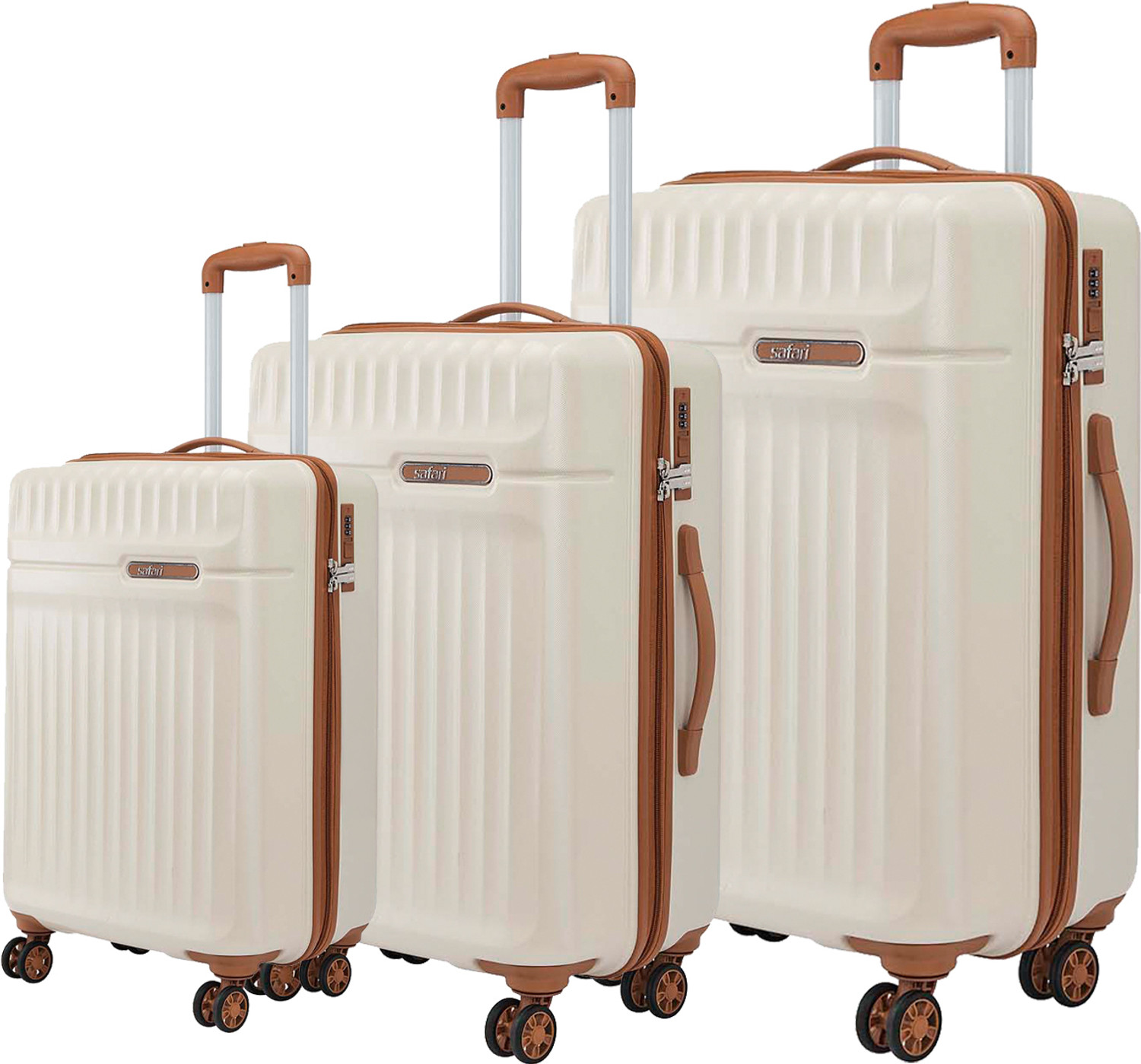 Image of SAFARI Large Check-in Suitcase (75 cm) 8 Wheels - CAIRO 75 - Yellow