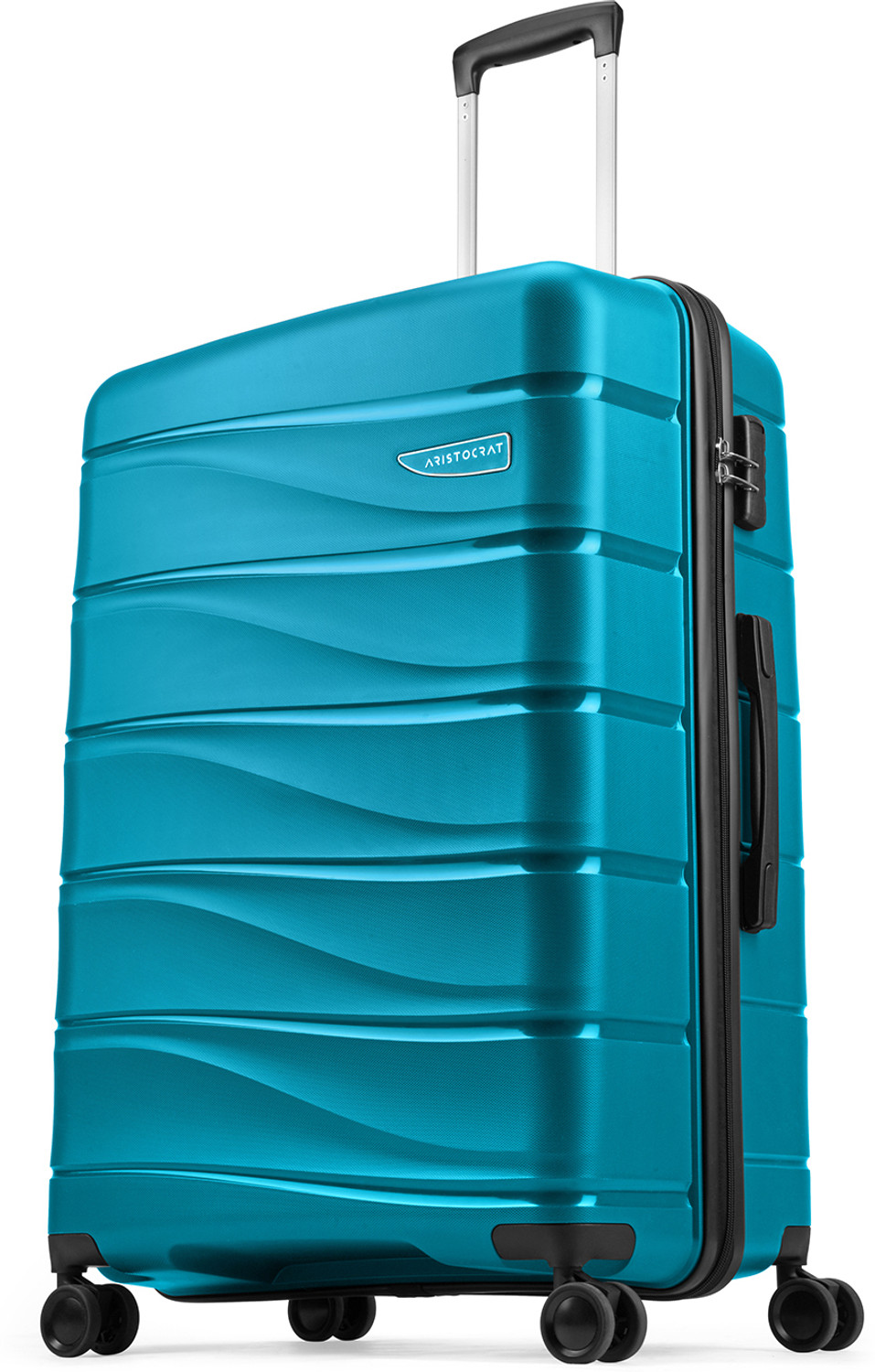 Image of ARISTOCRAT Hard Body Set of 2 Luggage 8 Wheels - Olympus Set of 2 (Small 55cm | Large 77cm) - Trolley Bag - Teal