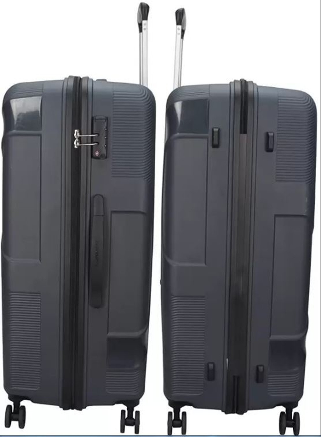 Image of Kamiliant by American Tourister Hard Body Set of 3 Luggage 4 Wheels - Falcon Grey 3 Pc Set Small, Medium & Large Polypropylene (PP) - Grey