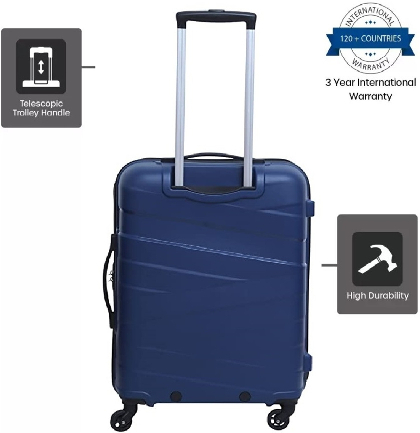 Image of Kamiliant by American Tourister Medium Check-in Suitcase (68 cm) 4 Wheels - Kamiliant AMERICAN TOURISTER Unisexual RYKER New Trendy Medium 68 cm Luggage - Multicolor