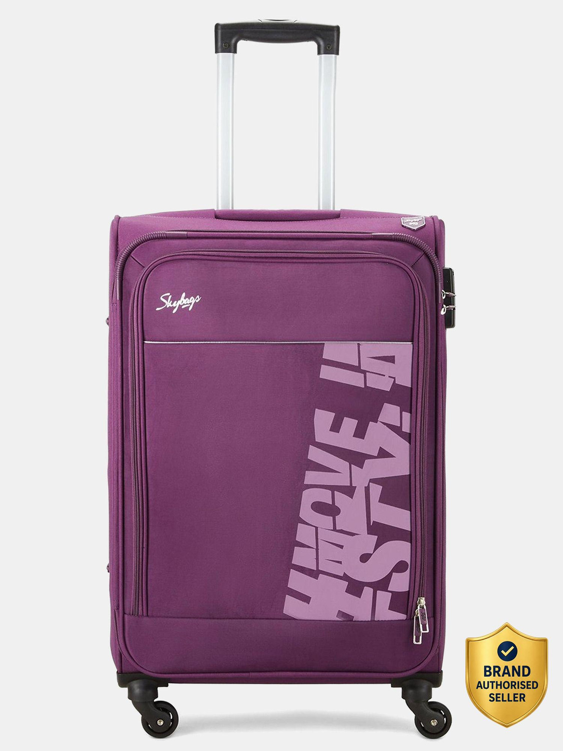 Image of SKYBAGS Large Check-in Suitcase (71 cm) 8 Wheels - SNATCH 8W STR (H) 71 RED-GREY - Red