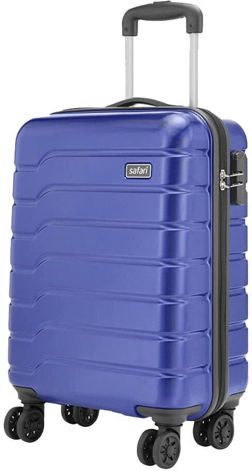 Image of SAFARI Large Cabin & Check-in Set (79 cm) 4 Wheels - OZONETSA - Blue