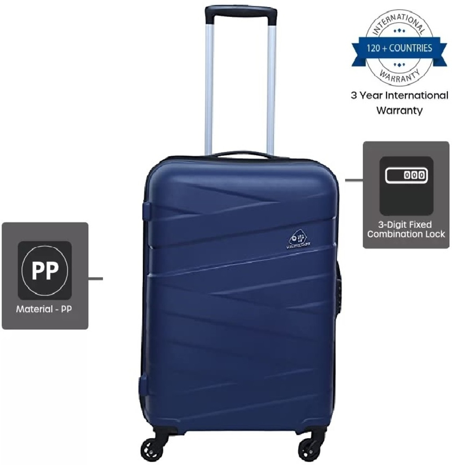 Image of Kamiliant by American Tourister Medium Check-in Suitcase (68 cm) 4 Wheels - Kamiliant AMERICAN TOURISTER Unisexual RYKER New Trendy Medium 68 cm Luggage - Multicolor