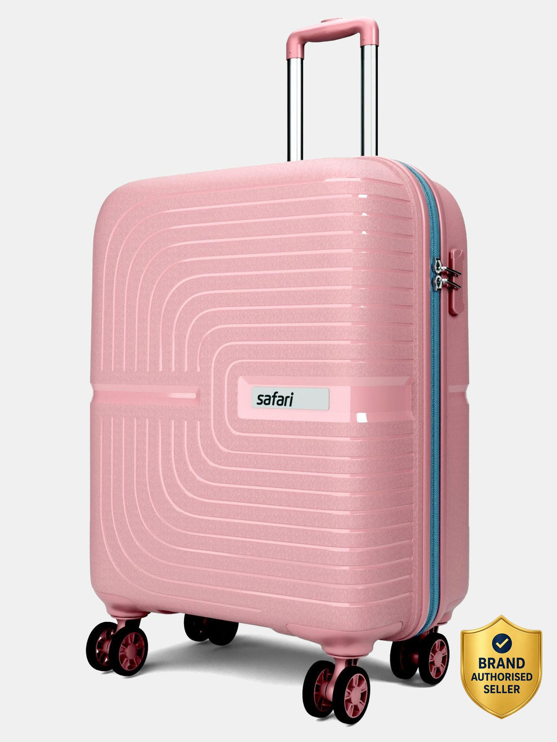 SAFARI ECLIPSE NEO 55 4W Rose Gold Cabin Suitcase - Image 1