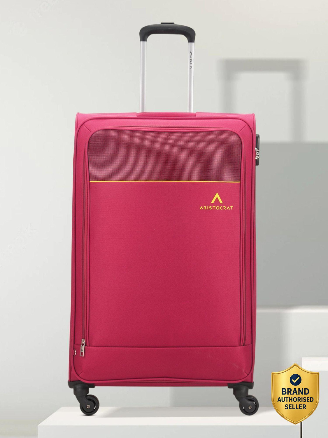 Image of ARISTOCRAT Hard Body Set of 2 Luggage 8 Wheels - Olympus 2P Set (Cabin+Large) - Trolley Bag - Blue