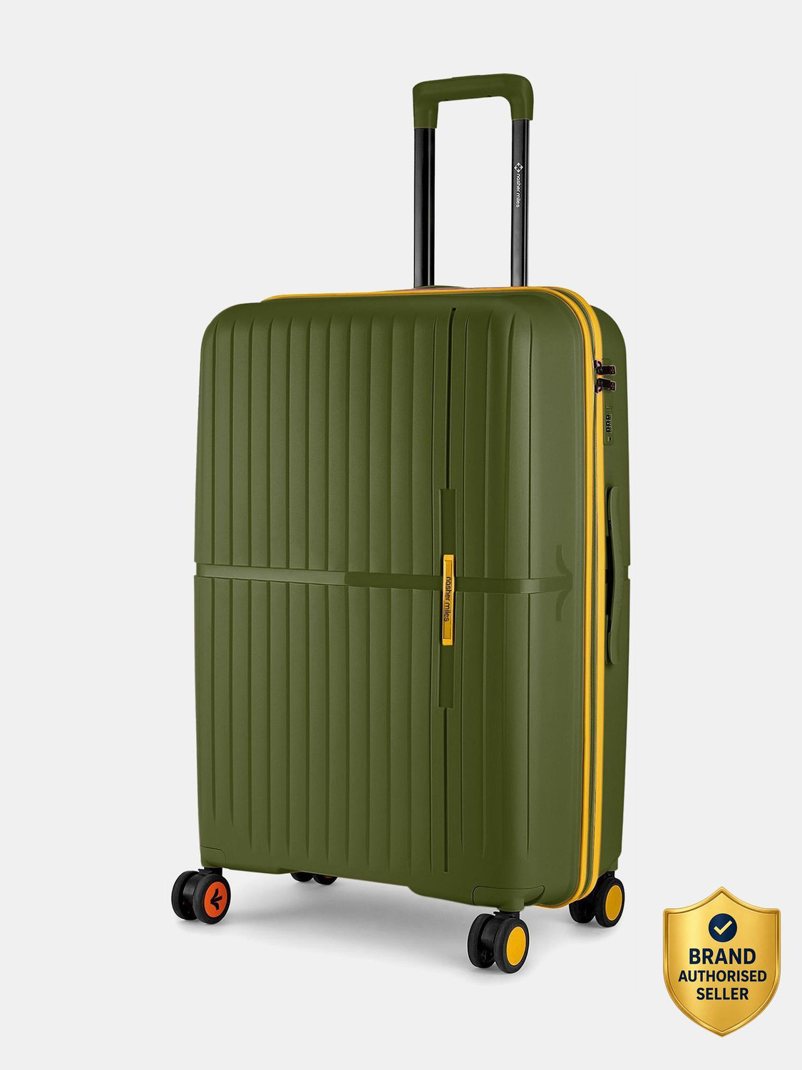 Image of NASHER MILES Hard Body Set of 2 Luggage 8 Wheels - Springfield HardSide Polypropylene Luggage Set of 2 Pink Trolley Bag(65&75cm) - Pink