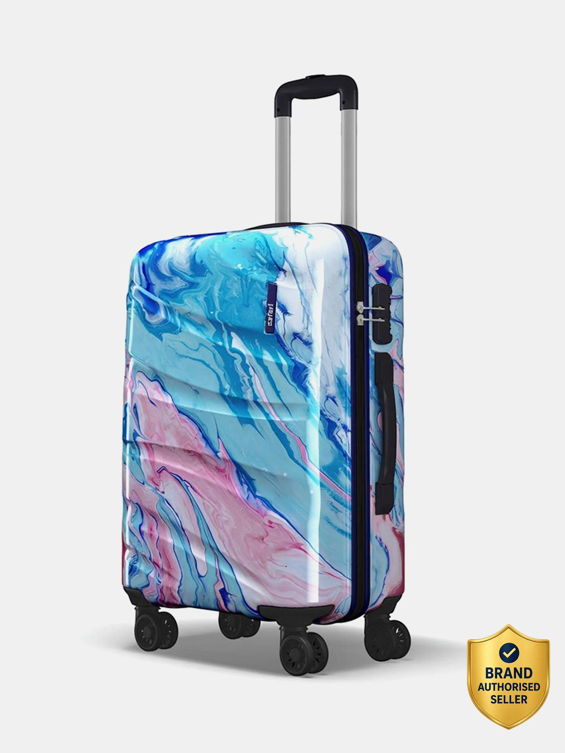Image of SAFARI Medium Check-in Suitcase (69 cm) 4 Wheels - TITANIUM 69 4W ELECTRIC TEAL - Teal