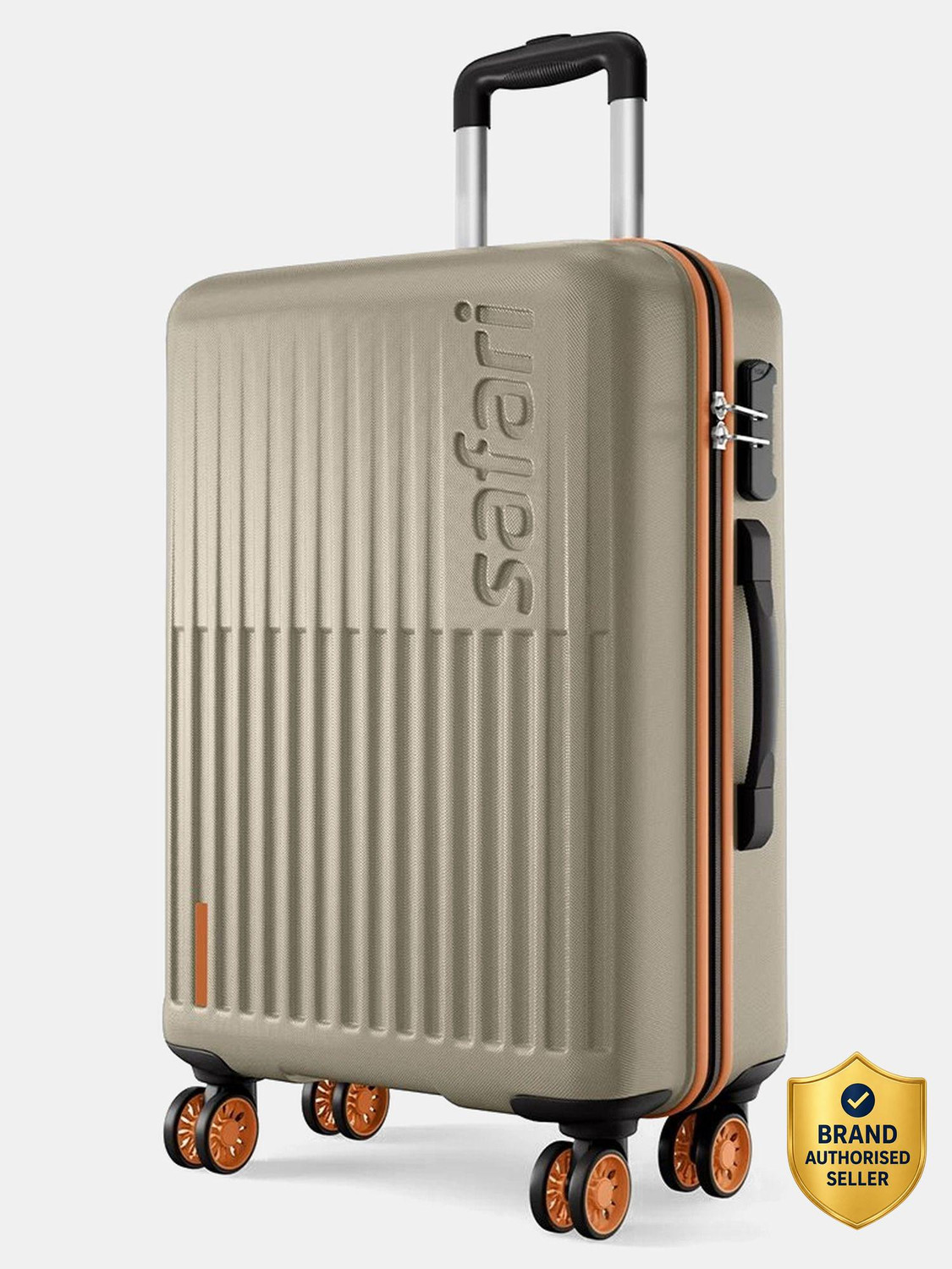 Image of NASHER MILES Large Check-in Suitcase (75 cm) 8 Wheels - Hard-Sided Polypropylene Check-in Luggage Pink 75cm Trolley Bag - Pink