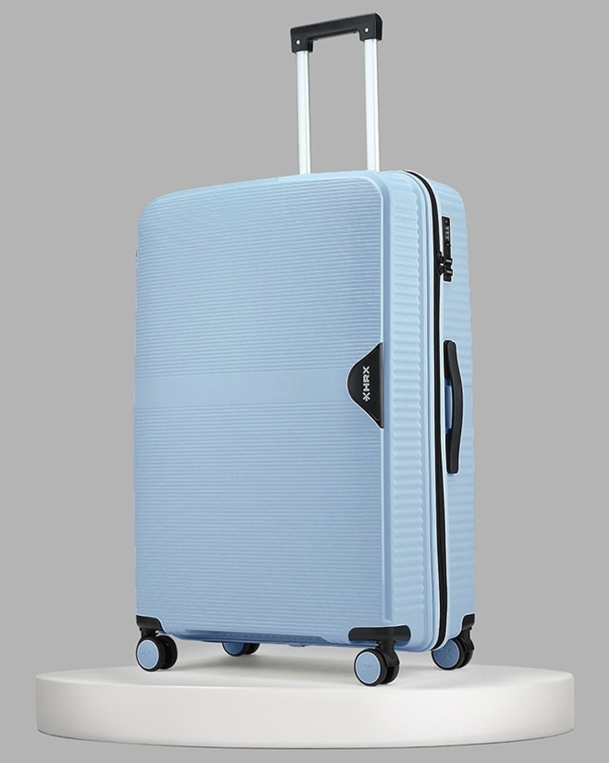 Image of HRX Large Check-in Suitcase (75 cm) 8 Wheels - Helium - Grey