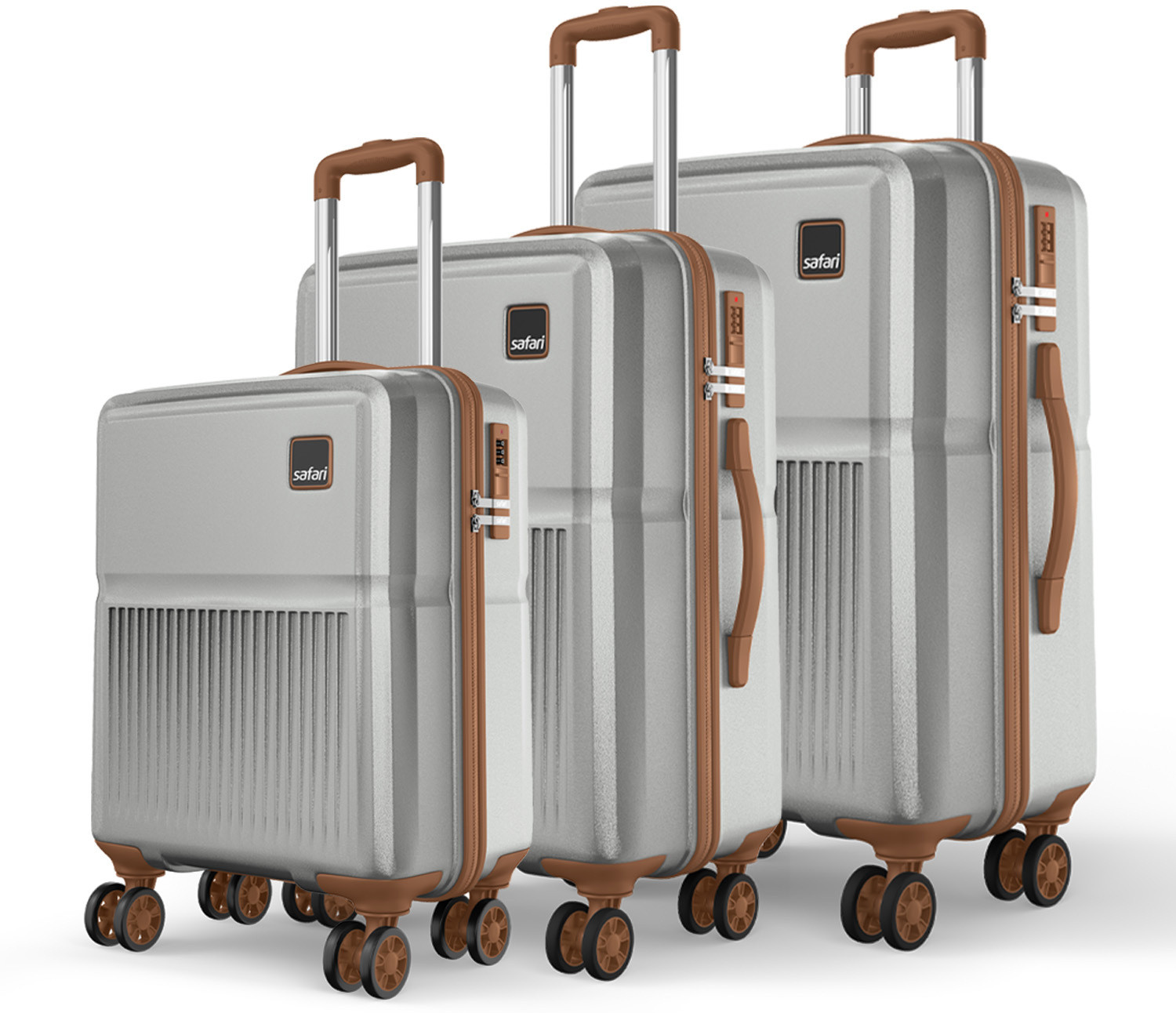 Image of SAFARI Medium Check-in Suitcase (69 cm) 4 Wheels - TITANIUM 69 4W ELECTRIC TEAL - Teal