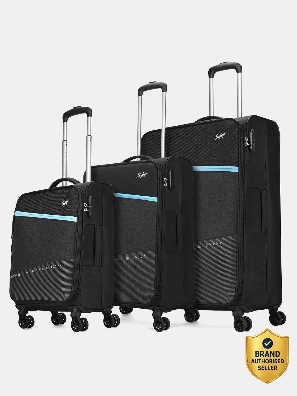 Image of SKYBAGS Large Check-in Suitcase (71 cm) 8 Wheels - SNATCH 8W STR (H) 71 RED-GREY - Red
