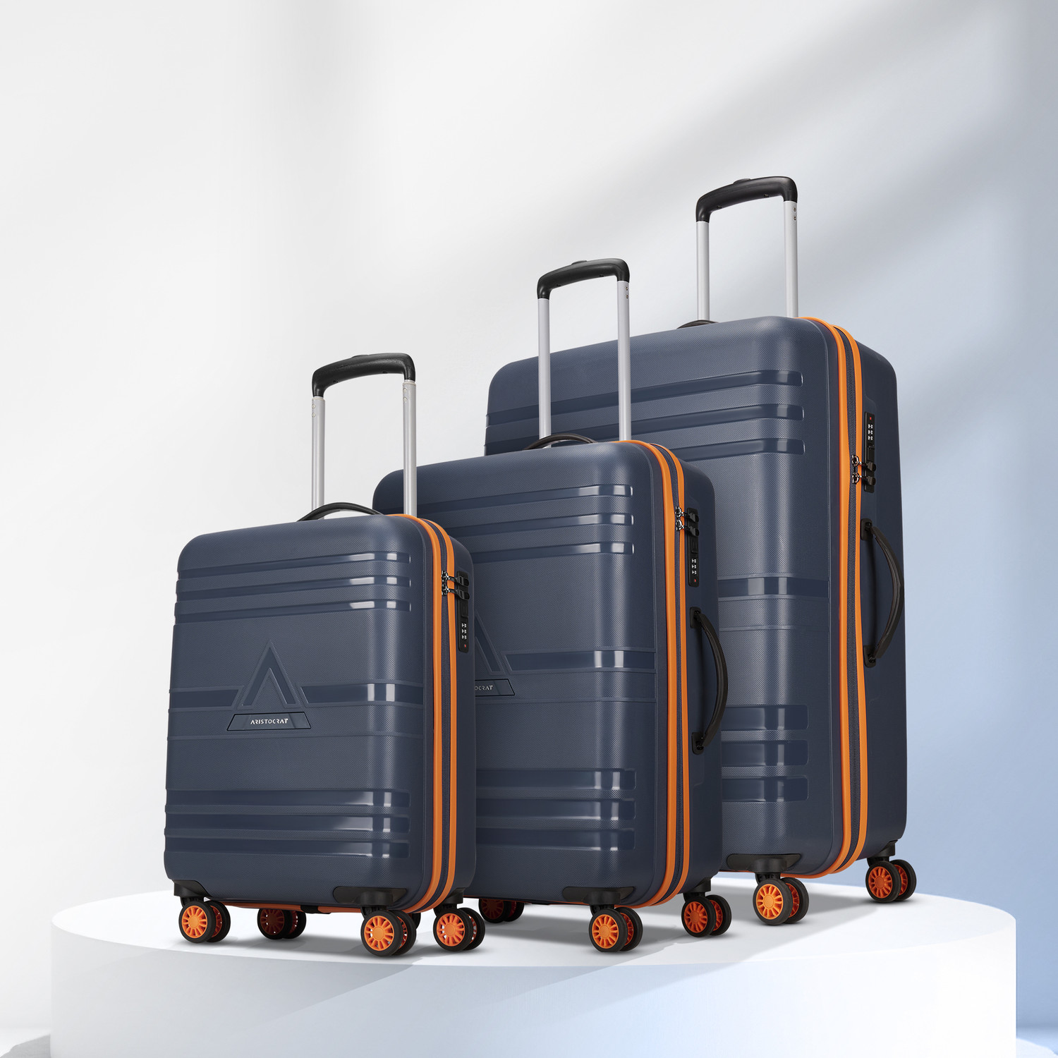 ARISTOCRAT Airstop Max Hard Side Luggage 29 Inch Blue