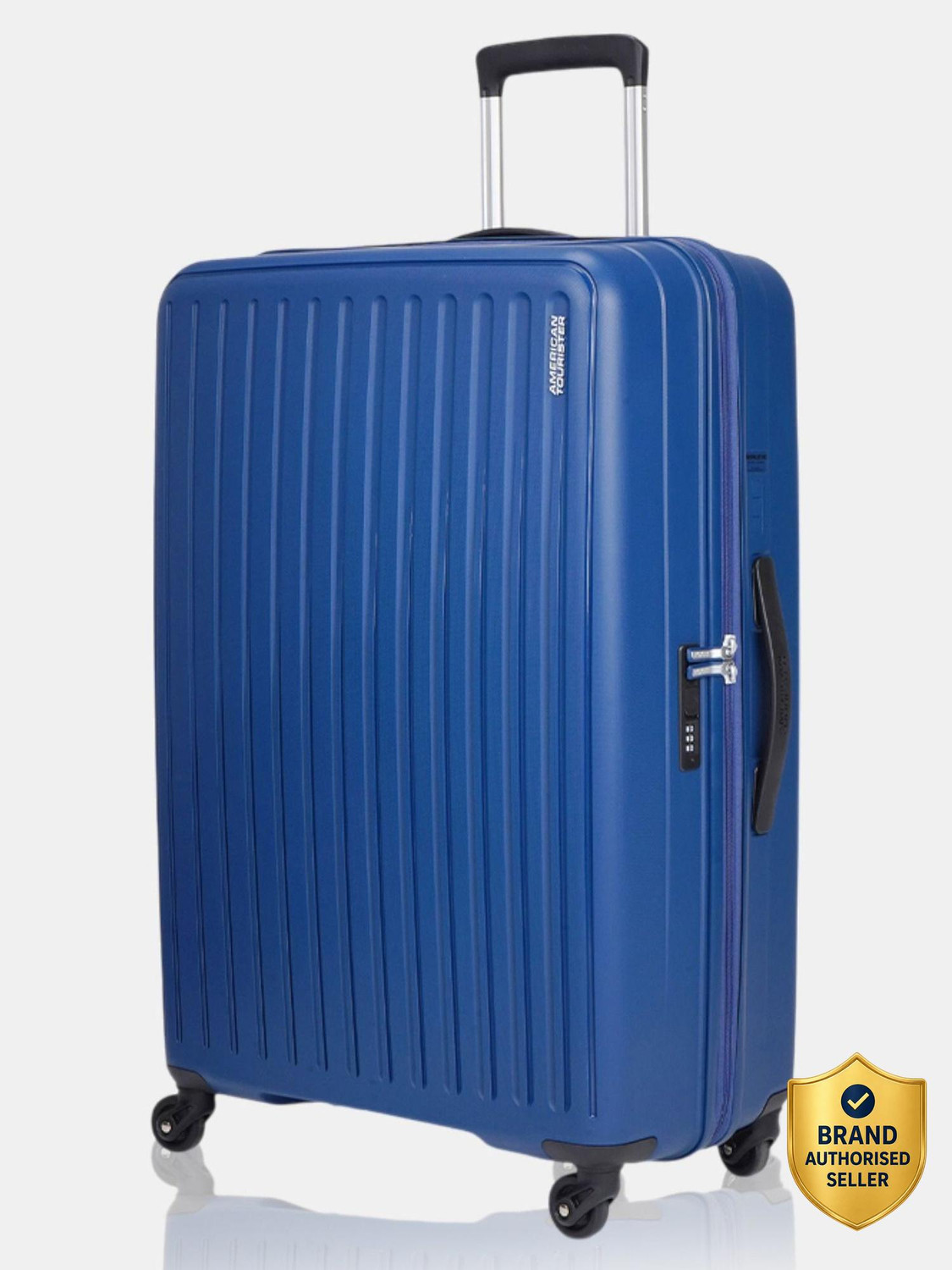Image of AMERICAN TOURISTER Small Cabin Suitcase (59 cm) 4 Wheels - PETRO - Blue