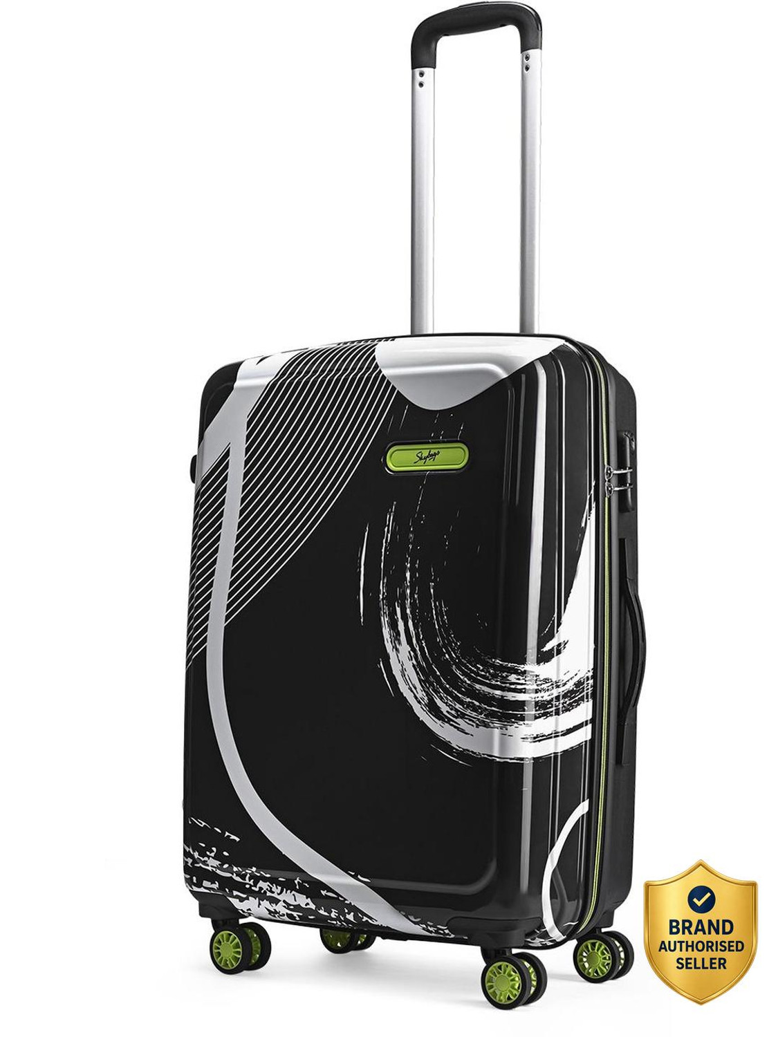 SKYBAGS Medium Check-in Suitcase 8 Wheels Black 65cm - Image 1