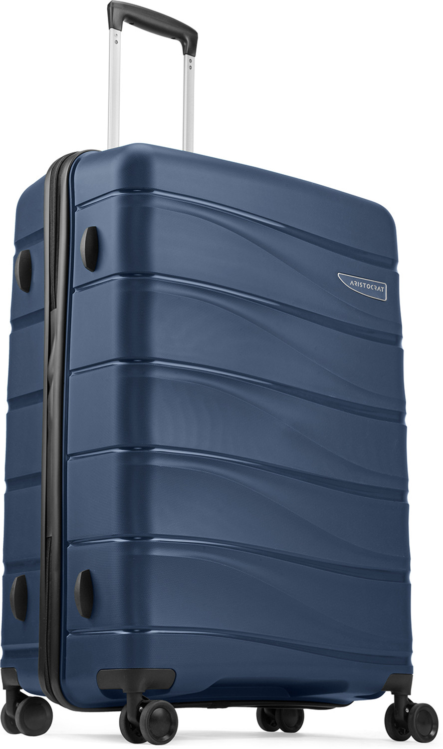 Image of ARISTOCRAT Hard Body Set of 2 Luggage 8 Wheels - Olympus 2P Set (Cabin+Large) - Trolley Bag - Blue