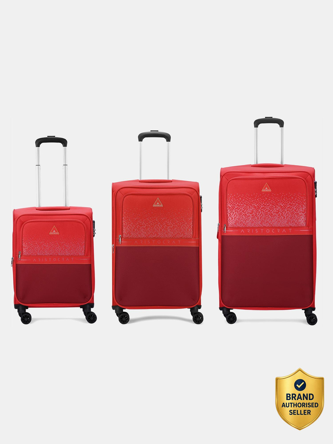 Image of Kamiliant by American Tourister Hard Body Set of 3 Luggage 4 Wheels - Falcon Grey 3 Pc Set Small, Medium & Large Polypropylene (PP) - Grey