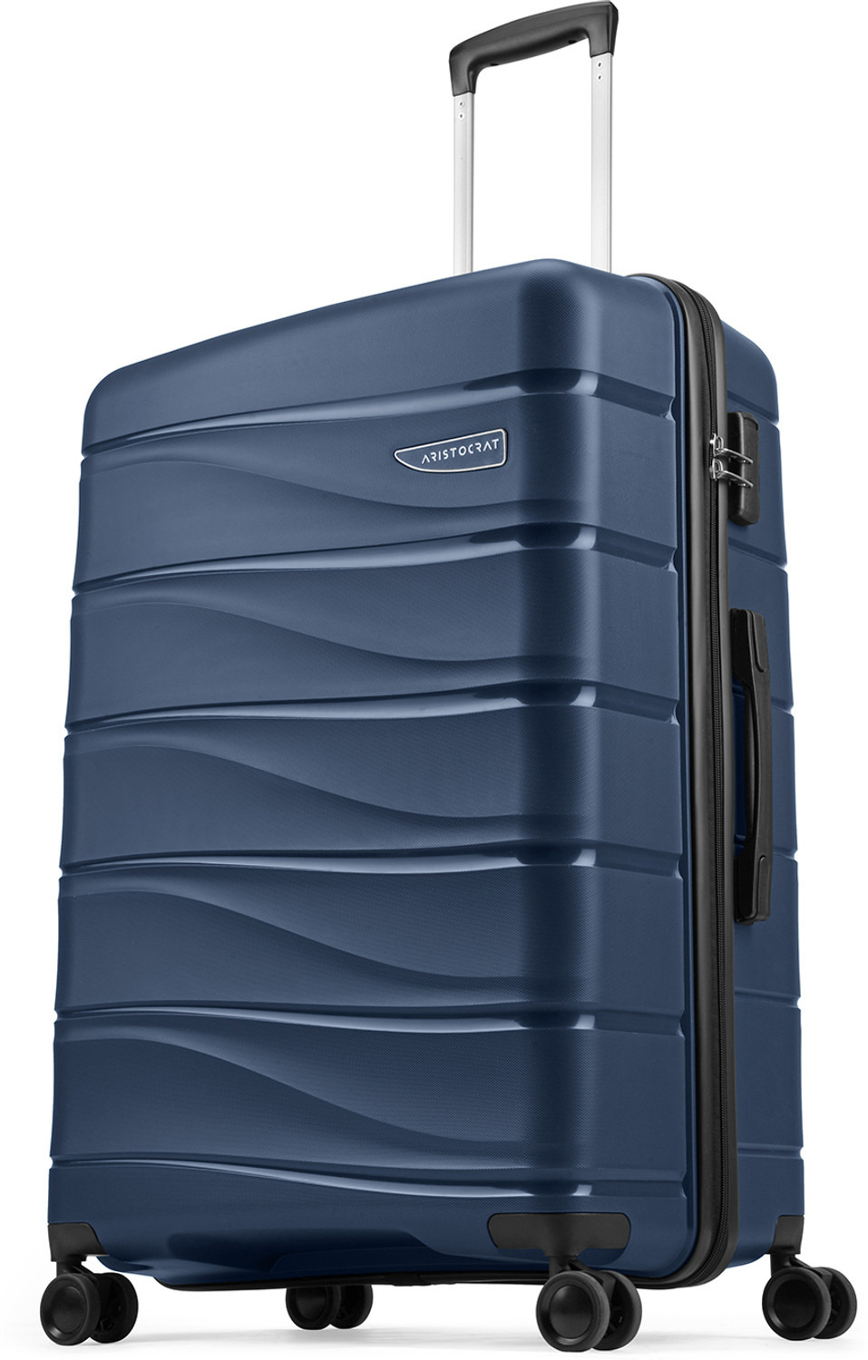 Image of ARISTOCRAT Hard Body Set of 2 Luggage 8 Wheels - Olympus 2P Set (Cabin+Large) - Trolley Bag - Blue