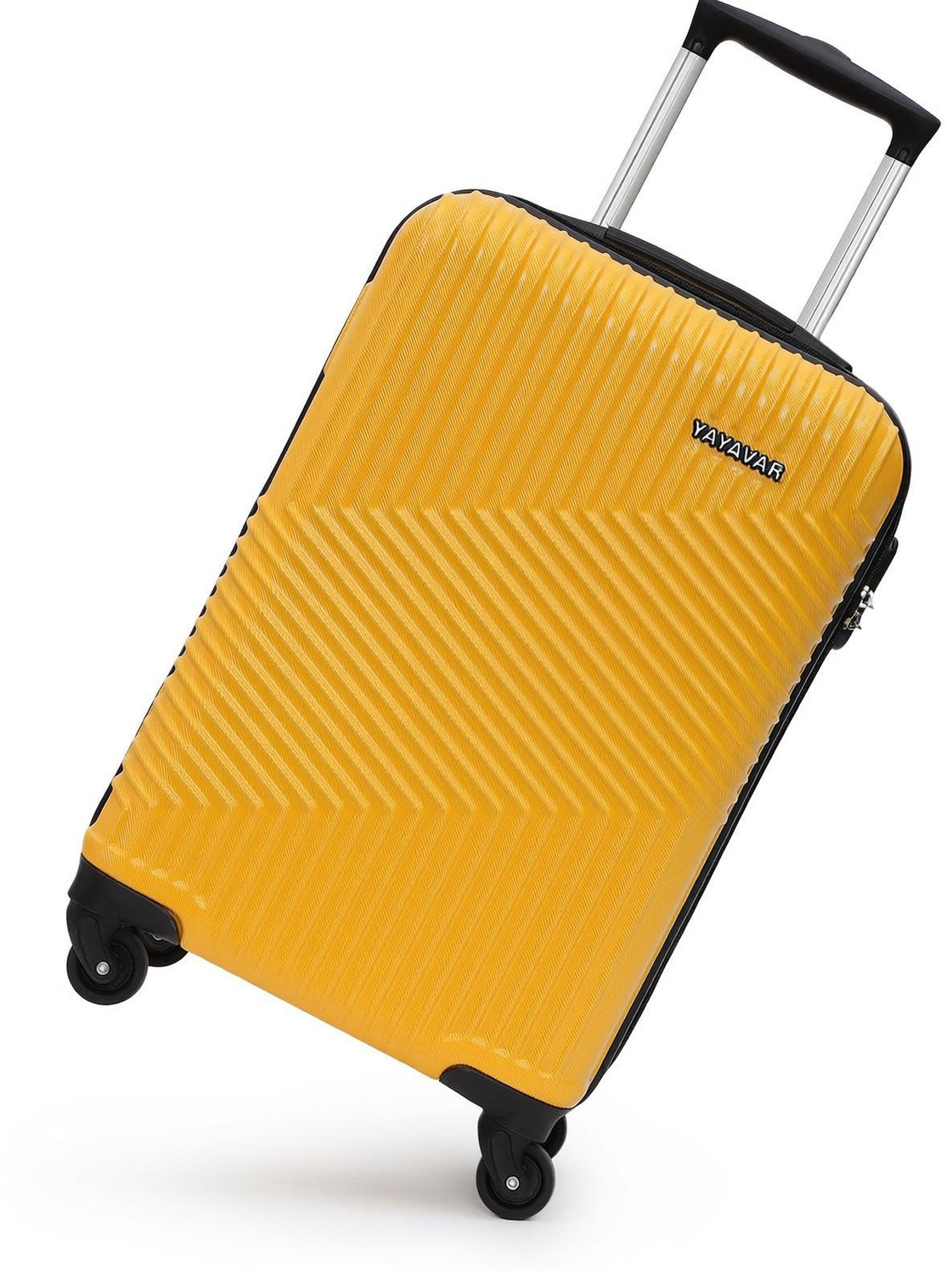 YAYAVAR Cairo Cabin Suitcase 4 Wheels - 22 Inch YELLOW - Price in India | Flipkart.com