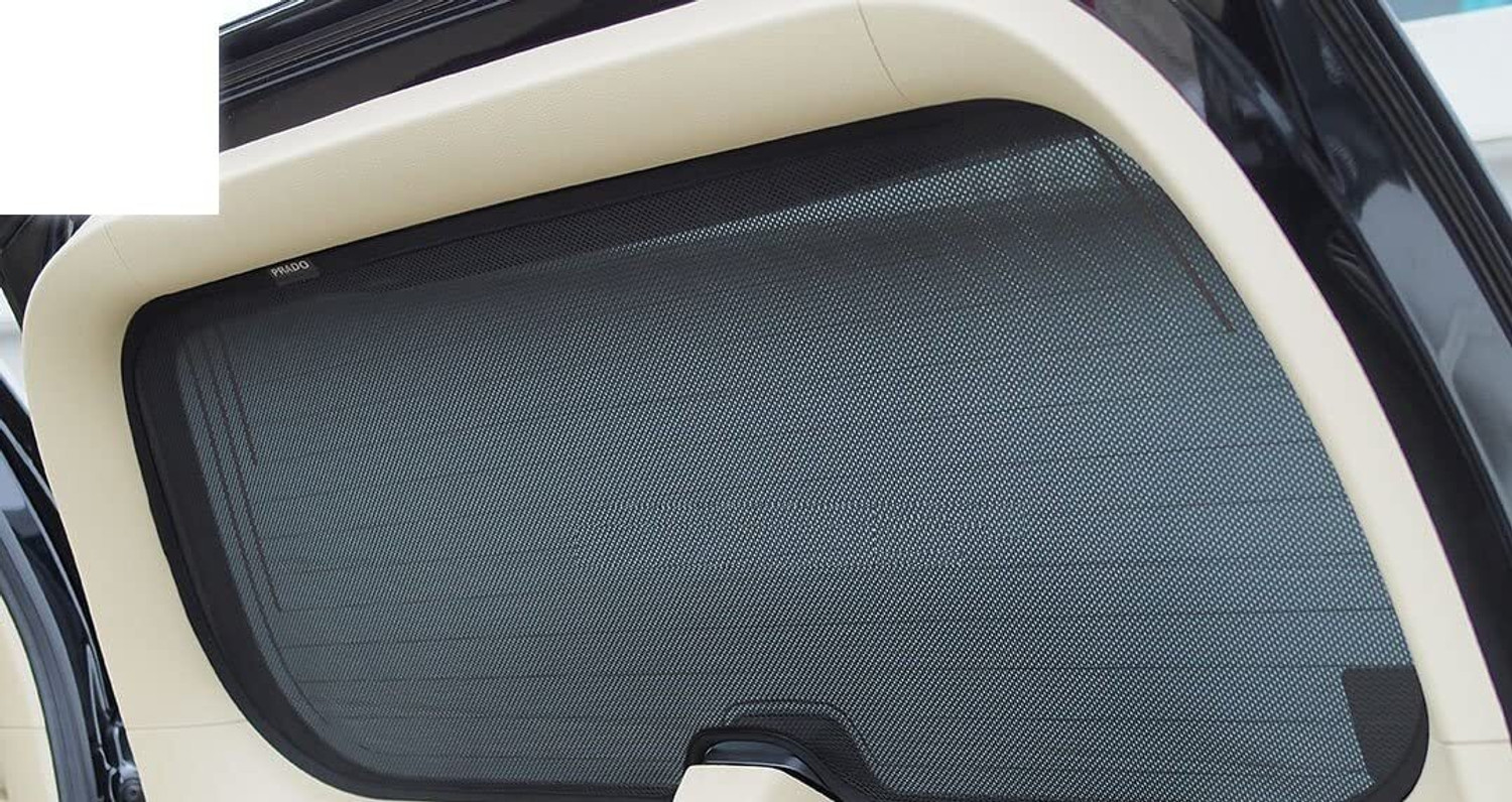 Image of RAKRISH Rear Window, Side Window Sun Shade For Maruti Suzuki Baleno (Black)