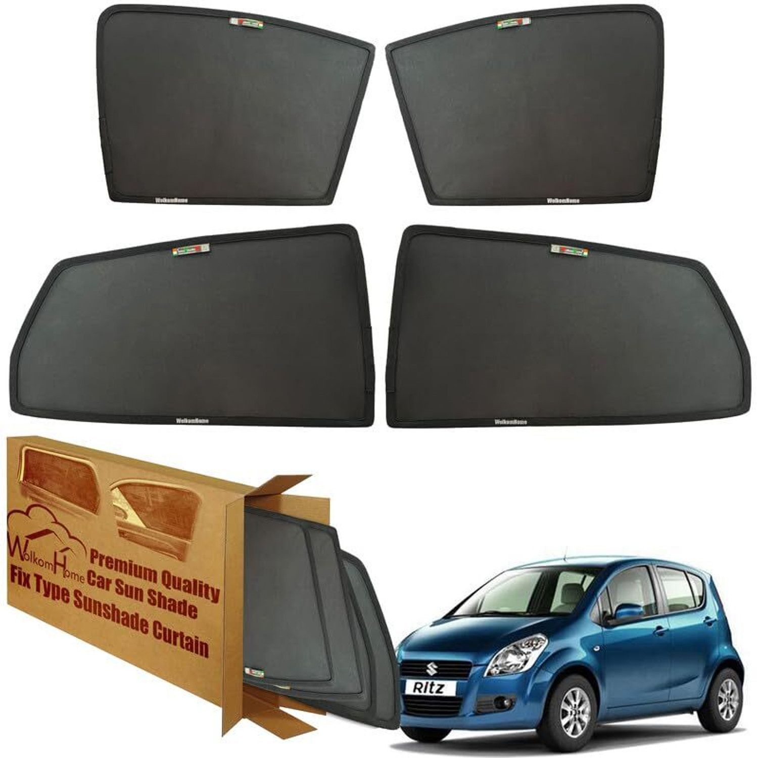 Image of Costar Windshield Sun Shade For Universal For Car Universal For Car (Silver)