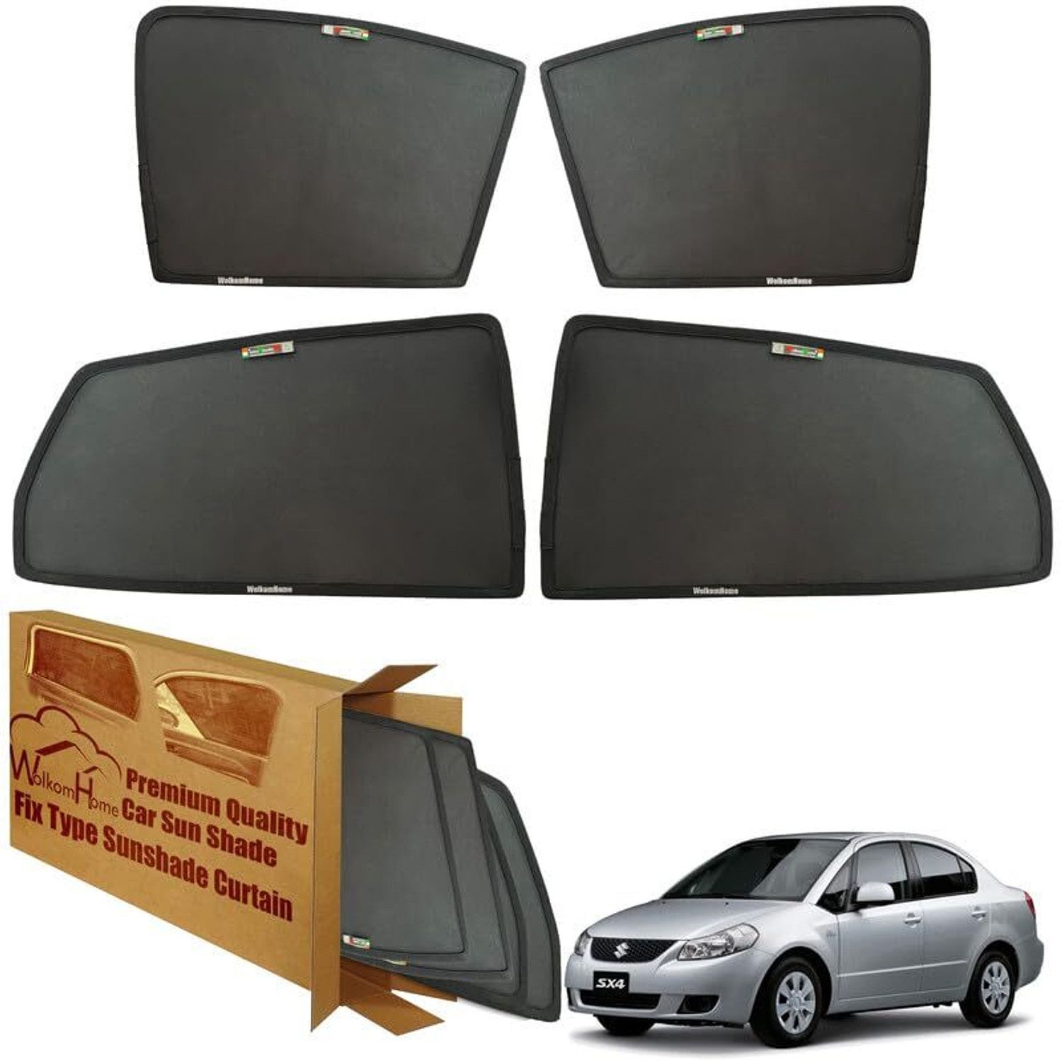 Image of Costar Windshield Sun Shade For Universal For Car Universal For Car (Silver)