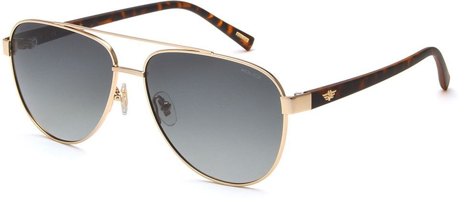 Police Polarized Aviator Sunglasses 58 - Image 1