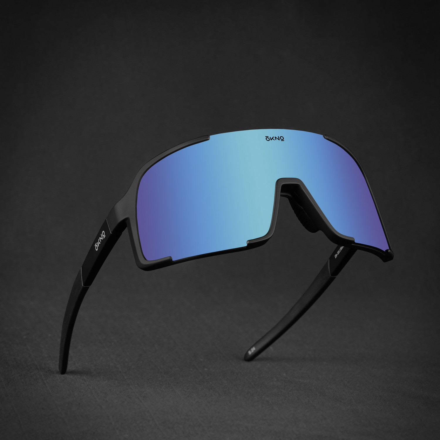 Image of Eyewearlabs Polarized, UV Protection, Mirrored Rectangular, Wrap-around, Over-sized, Sports Sunglasses (72) (For Men & Women, Blue)