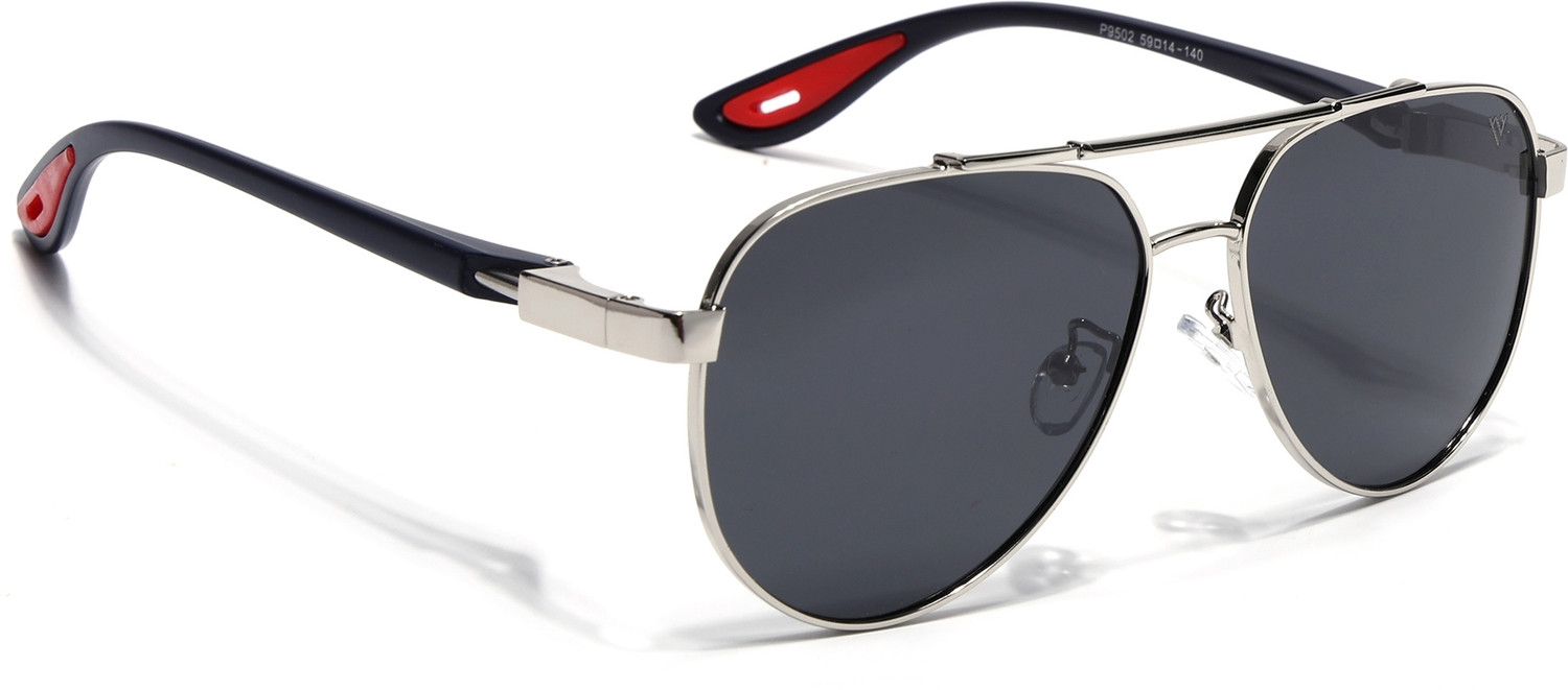VOYAGE UV Protection Polarized Aviator Sunglasses (59) - Image 1