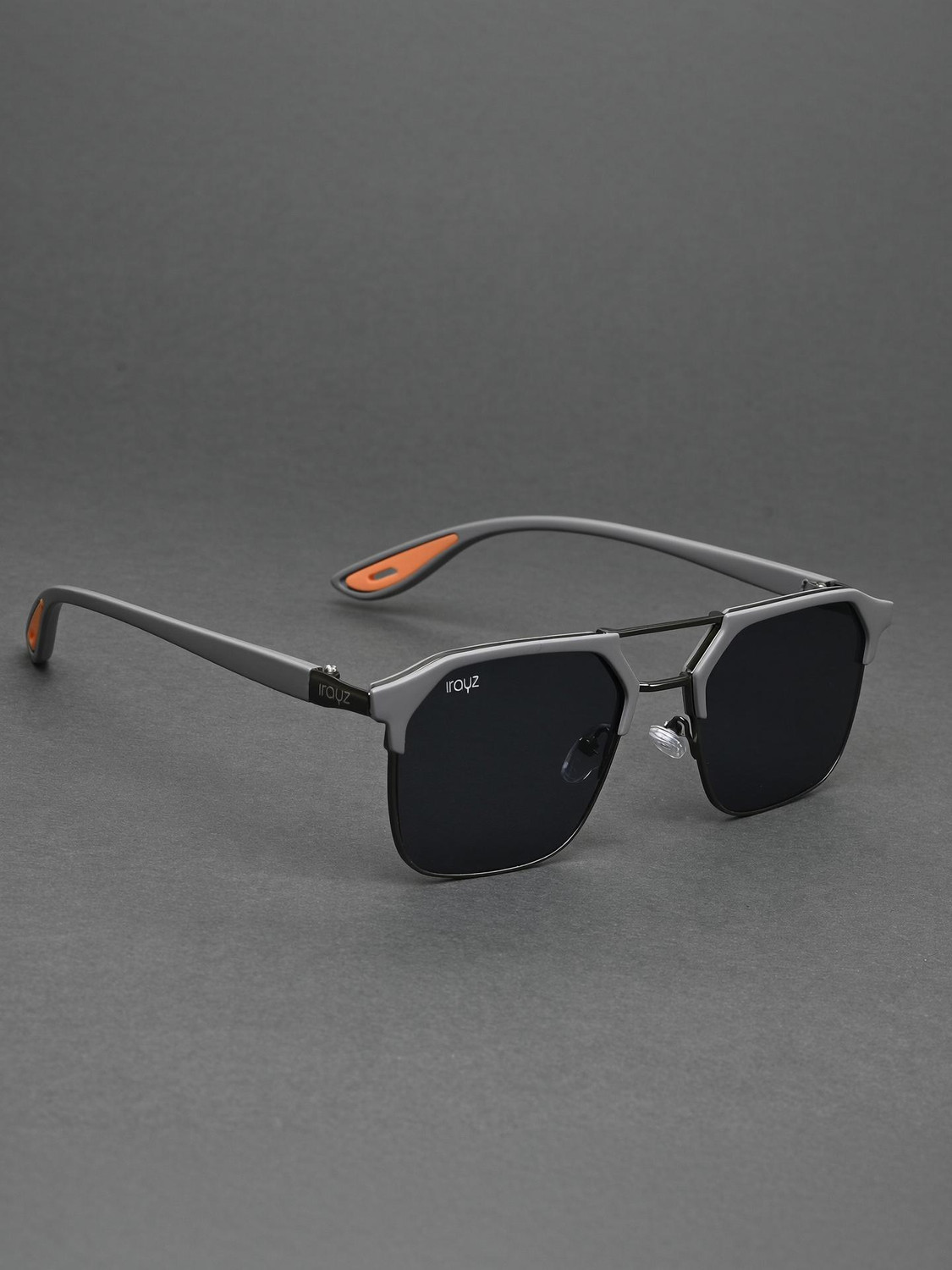 Image of Irayz UV Protection, Riding Glasses Retro Square Sunglasses (57) (For Men & Women, Green)
