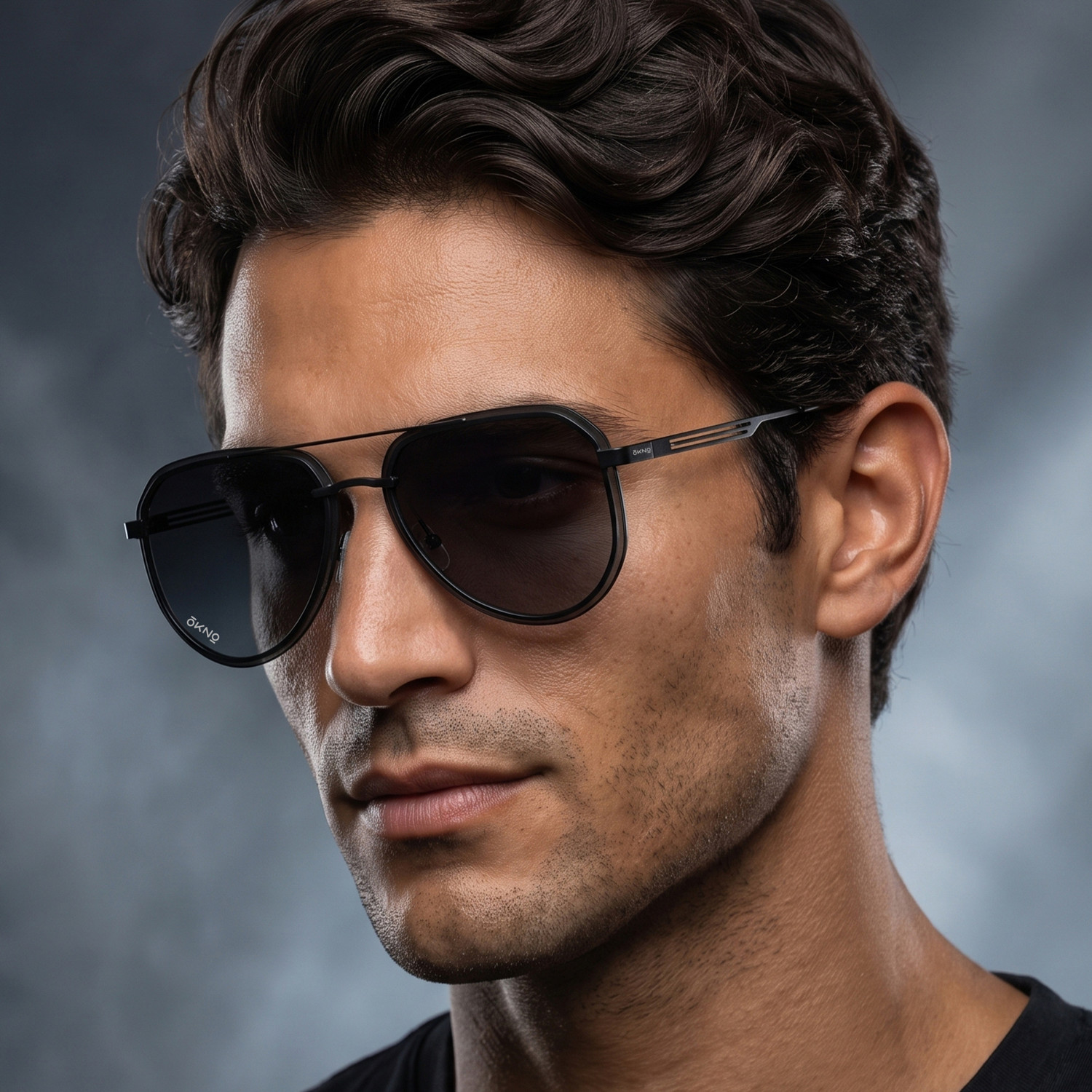 Image of Eyewearlabs Polarized, UV Protection, Mirrored Rectangular, Wrap-around, Over-sized, Sports Sunglasses (72) (For Men & Women, Blue)