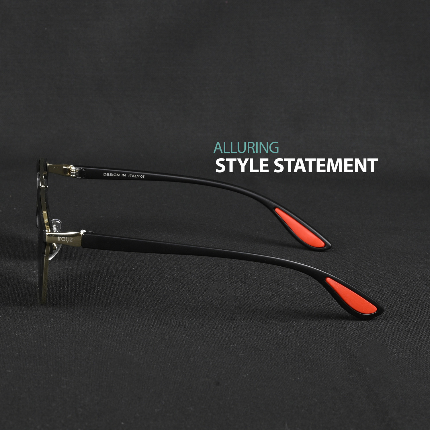 Image of Irayz UV Protection, Riding Glasses Retro Square Sunglasses (57) (For Men & Women, Green)