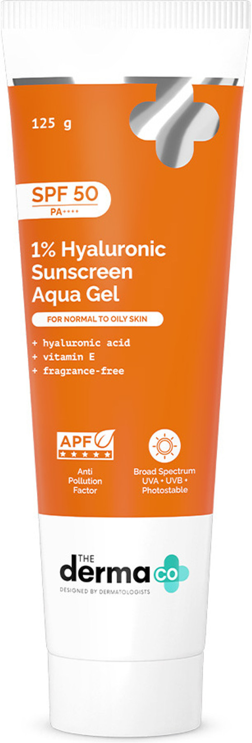 The Derma Co Sunscreen SPF 50 PA++++ 1% Hyaluronic Aqua Gel - Image 6