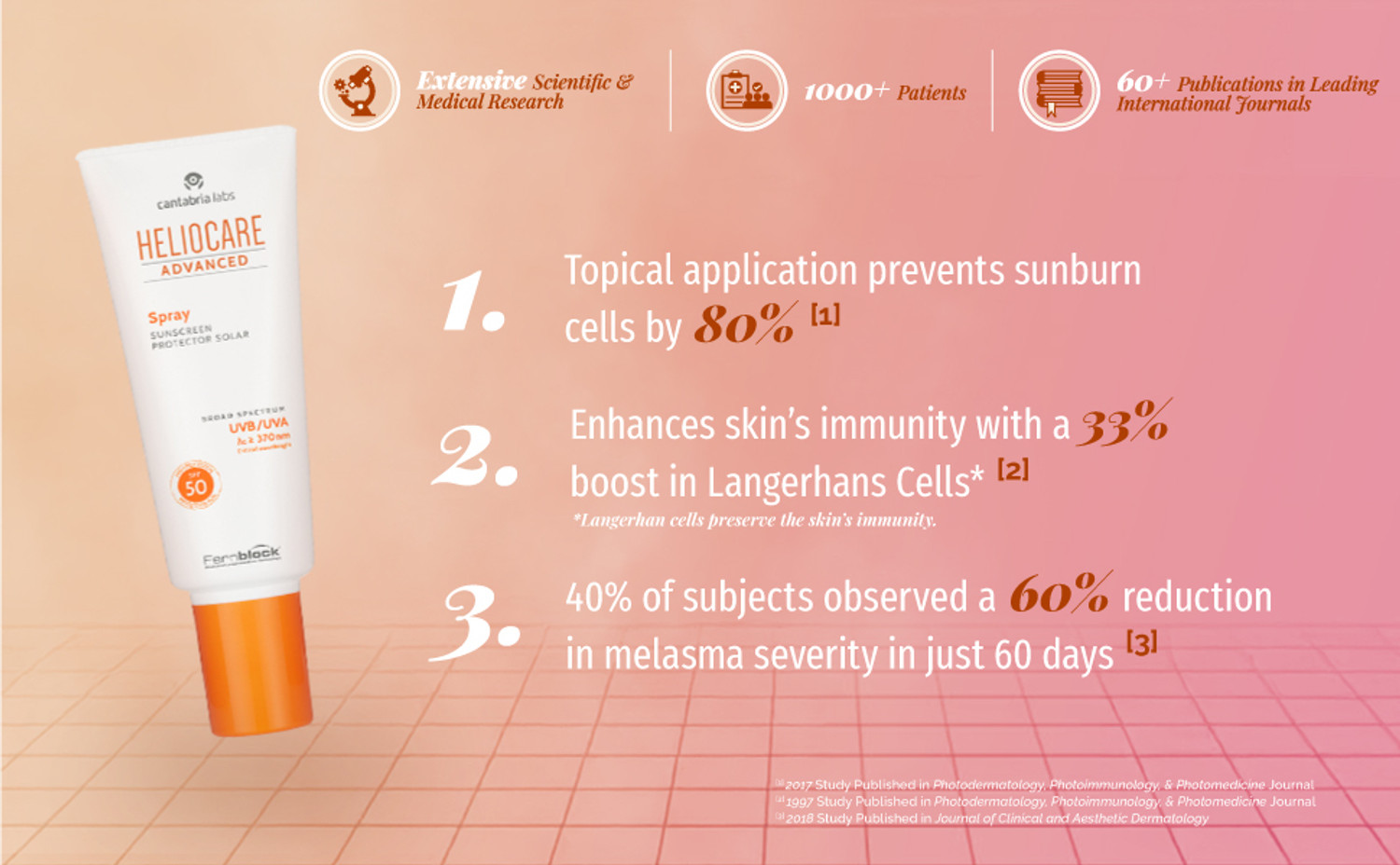 Image of Heliocare Sunscreen - SPF 50 PA++++ Sunscreen - SPF 50 PA++++ Color GelCream Light Suncreen UVB /UVA Combo (100 g)